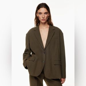 ARITZIA New Vogue Rich Cocoa Oversized Blazer